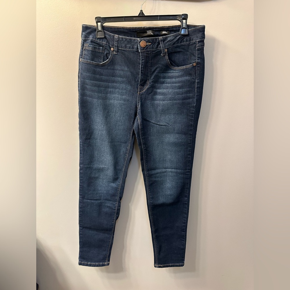 1822 Denim Women's Deep Indigo Skinny Jeans